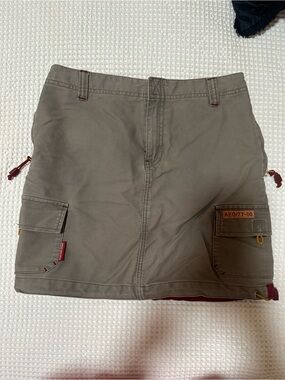 Vintage American Eagle Outfitters Olive Green Cargo Skirt
